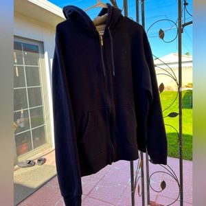 Champion blue zip up sweater size large (used).